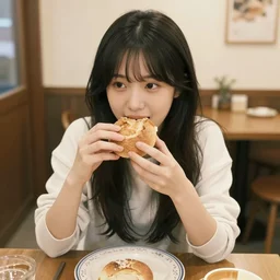 빵을 먹었어