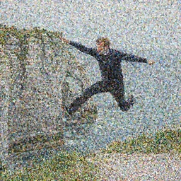 Emmanuel Macron jumping of Normandy cliffs, 50mm photography, high quality, 4K