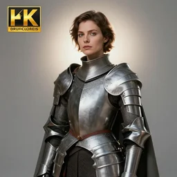 portrait, female teutonic knight, short hair, elegant, super detailed, cape, 8 k, cinematic, backlight, octane render, sunset, trees, warm lighting, greg rutkowski, rossdraws, ruan jia, wlop, sharp focus