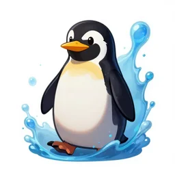 Penguin League of Legends splash art by Craig Mullins, Trending on Artstation, Art Station, CGSociety