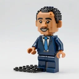 obama made out of lego, realistic