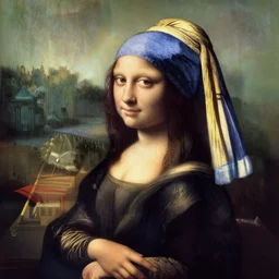 monalisa with the pearl earring