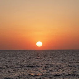 the sun rising just above the horizon over the sea by josan gonzalez and tim hildebrandt and ted withers and gil elvgren and peter driben and greg rutkowski and roberto ferri, green water, highly detailed, hyperrealism, high contrast, intricate details, blended palette, trending on art station, stunning visuals, creative, cinematic