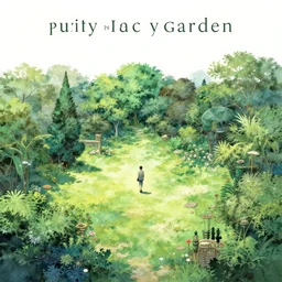 album cover art for the purity in agony garden by akihiko yoshida