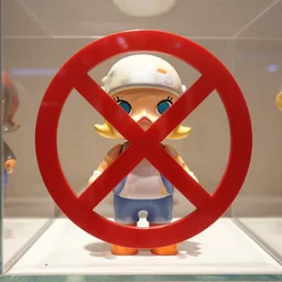 forbidden toy on display
