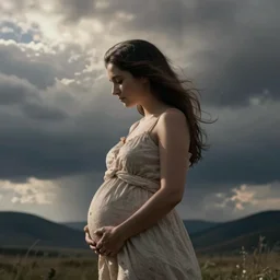 motherhood concept art, blunt borders, rule of thirds