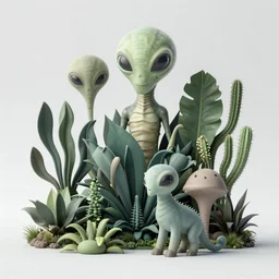 3 d render of hyper - detailed matte illustration of alien flora and fauna by iris van herpen based on plate 6 1 of art forms in nature by ernst haeckel and zaha hadid