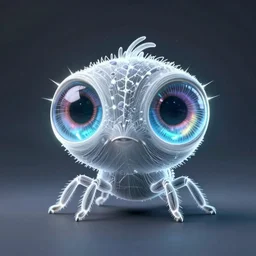 a tiny creature with enormous eyes made of bioluminescence, fantasy, elegant, crisp 8 k line work, emissive lighting, digital painting, artstation, unreal engine, octane render, concept art, matte, sharp focus, illustration, art by bob eggleton