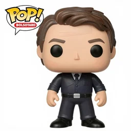 jair bolsonaro as funko pop toy, 4 k, very detailed face,