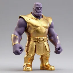 golden sculpture of Thanos