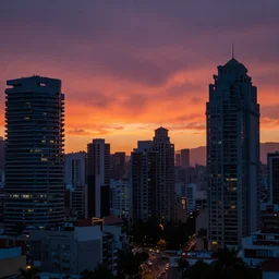 vina del mar background by simon stalenhag, sunset, sharp focus, vivid color, dark lighting