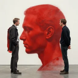 the red hate, side profile, trending on artstation, 8 k, by gerard brom and zdzisław beksinski
