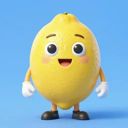 anthropomorphic lemon (Mark Zuckerberg), a lemon is the CEO of Meta