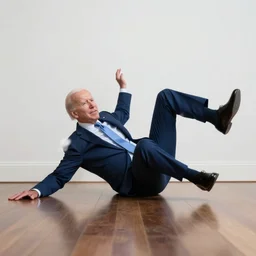 Joe Biden Falling into the floor