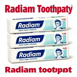 year 1 9 2 8 commercial poster for radium toothpaste