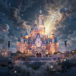 a chaotic dream, magical, wonderful