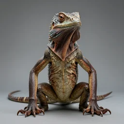 a photorealistic portrait, lizard man, professionally retouched, soft lighting, hyper realistic, wide angle, sharp focus, 8 k high definition, 6 4 megapixel, insanely detailed, horror, by raf grasseti