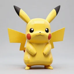 Pikachu Sculpture made out of plywood
