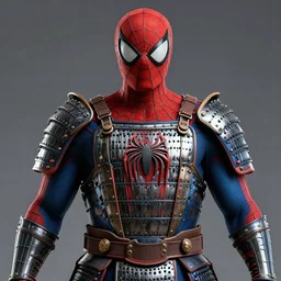 full samurai armor  spiderman , muscle, extremely detailed, fantastic details full face, mouth, trending on artstation, pixiv, cgsociety, hyperdetailed Unreal Engine 4k 8k ultra HD,  WLOP