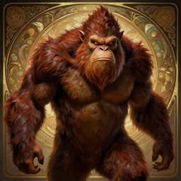 angry sasquatch, D&D, fantasy, intricate, cinematic lighting, highly detailed, digital painting, artstation, concept art, smooth, sharp focus, 8k, illustration, art by Artgerm and Greg Rutkowski and Alphonse Mucha