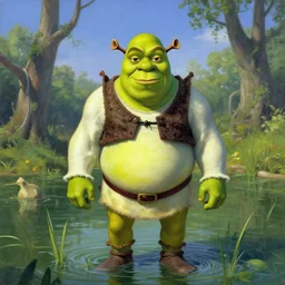 shrek on his swamp, Gottfried Helnwein