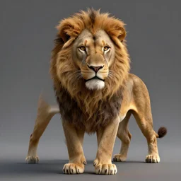 a man with a human body and lion head, detailed, 8k, unreal engine 5, smooth, digital art