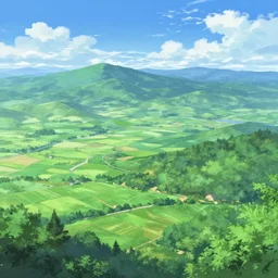 stunning anime landscape