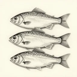 pencil sketch of beautiful coy fishes, digital art, traditional, paper, pencil sketch, book cover