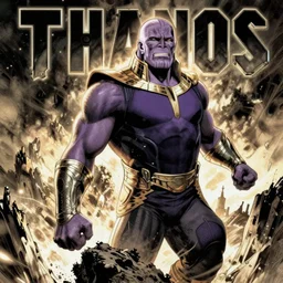 thanos manga illustration by Kentaro Miura