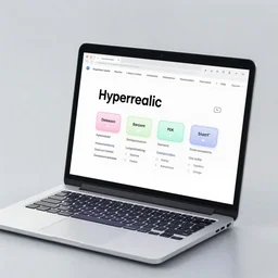 hyperrealistic low code development technology dynamic light uhd 8 k, sharp focus