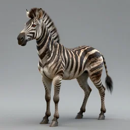 fantasy elf with zebra skin, ArtStation, CGSociety, Unreal Engine