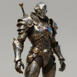 Intricate and detailed Destiny 2 armor in the style of steampunk/dieselpunk, concept art