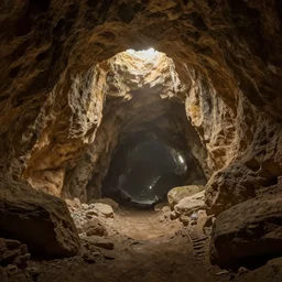no mans sky cave in real life photographed