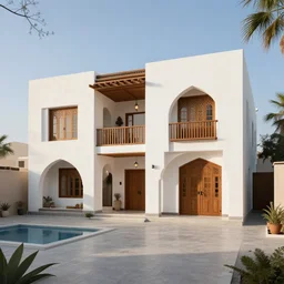 Modern moroccan house, 8k
