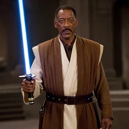 bill cosby as mace windu in star wars, moviestill