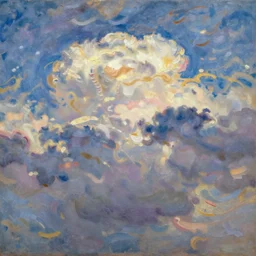 an impressionist painting of what heaven looks like
