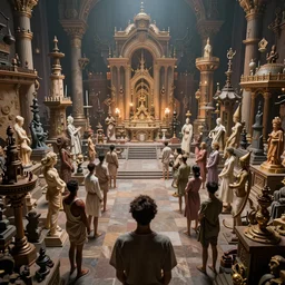 love, diverse machines, from behind, rebirth rituals, wide angle, elaborate, highly detailed, beautiful lighting