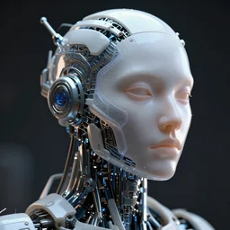 liquified intricate human sculpture by machine learning culture, cinematic hq character, holographycs machine learning human deep web face, industrial robot, 8 k render cinema 4 d super resolution photo, moovie frame hd 8 k, upscale detailed photo, 3 d art, hyperrealism, volumetric light and texture artstation