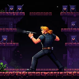 robert plant gameplay still frame, pixel art, platformer, metroidvania, retro, no characters, megadrive, high contrast, background, deep focus, turnaround, highly detailed, dramatic lighting, digital painting, artstation, concept art, matte, greg rutkowski, moebius, illustration.