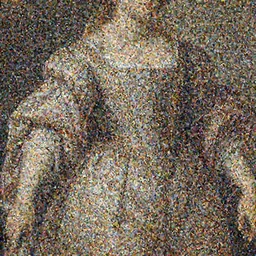 Detailed Baroque painting of Zarya from overwatch as an elegant noblewoman, brocade dress, style of giotto and johfra bosschart, intricate, soft lighting, large strong physique |
