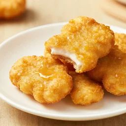 chicken nugget with a mouth