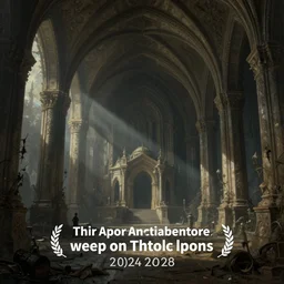 a Dystopian gothic surrealism painting of an archology