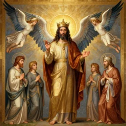 in the year that king uzziah died i saw also the lord sitting upon a throne, high and lifted up, and his train filled the temple. above it stood the seraphims : each one had six wings ; with twain he covered his face, and with twain he covered his feet, and with twain he did fly. and one cried unto another, and said, holy,