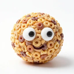 a ball of cereal by wlop