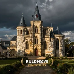 cinestill photography of caen, france