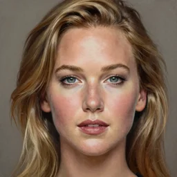 painting of jennifer lawrence,, ultra realistic, sharp details, subsurface scattering, intricate details, warm lighting, beautiful features, highly detailed, photorealistic, octane render, 8 k, unreal engine, art by artgerm and greg rutkowski and alphonse mucha