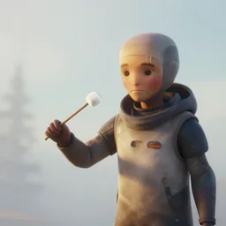 outer wilds roasting a marshmallow