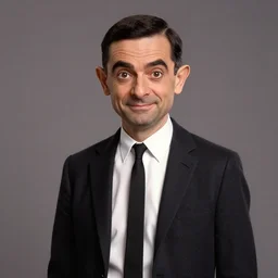 Mr Bean in the style of Tim Burton