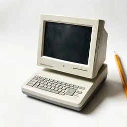 rate my Battlestation, Apple computer, 1975, pencil, paper, kodacrome