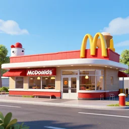 prehistoric mcdonalds restaurant